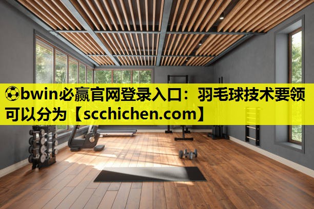 羽毛球技术要领可以分为